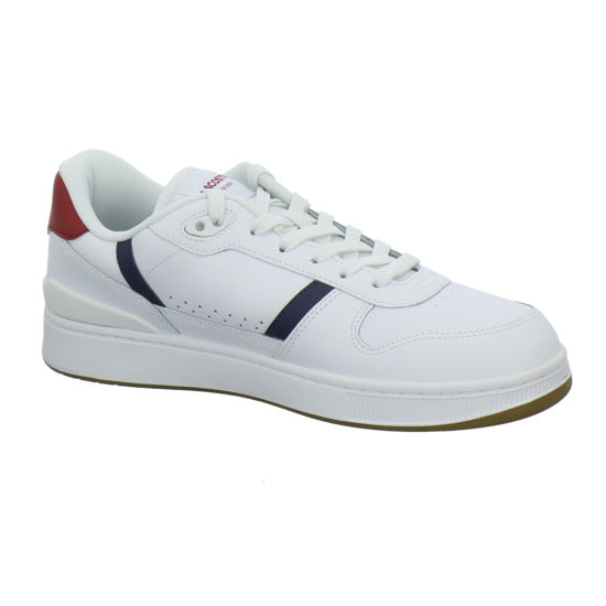 Lacoste T-Clip Schnürhalbschuhe Weiß-kombi - 360° Ansicht