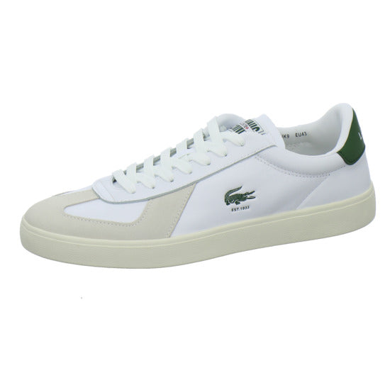 Lacoste Baseshot Schnürhalbschuhe Weiß-kombi - 360° Ansicht