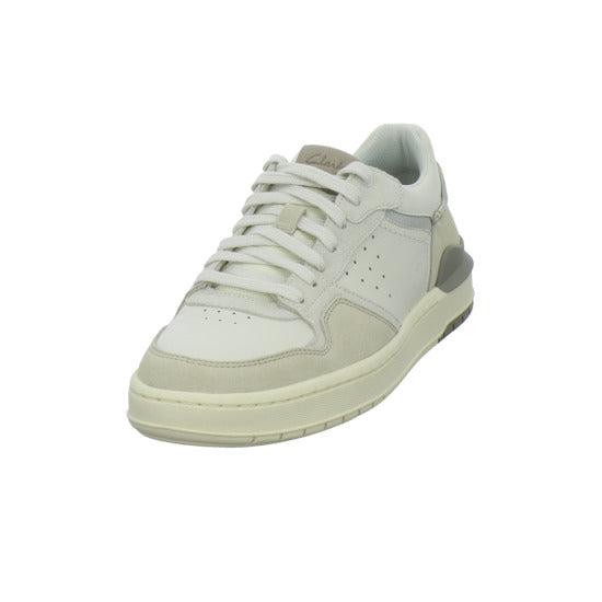 Clarks Courtlite 2 Low Schnürhalbschuhe Weiß-kombi - 360° Ansicht
