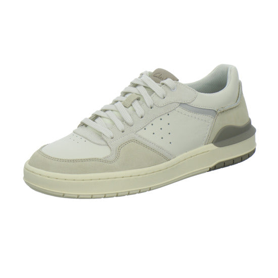 Clarks Courtlite 2 Low Schnürhalbschuhe Weiß-kombi - 360° Ansicht