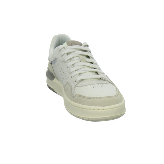 Clarks Courtlite 2 Low Schnürhalbschuhe Weiß-kombi - 360° Ansicht