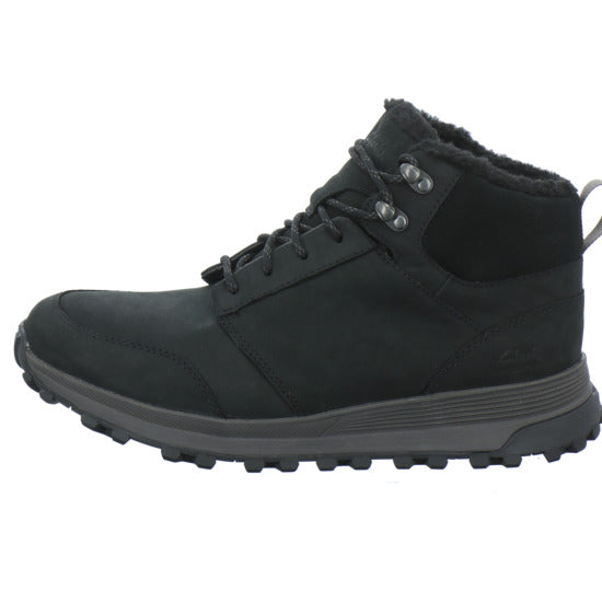 Clarks ATL Trek Up WP Winterschuhe warm gefüttert Schwarz - 360° Ansicht