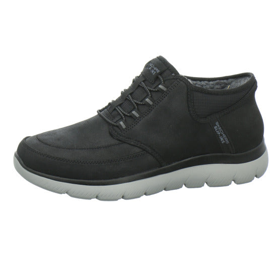 Skechers Winterschuhe Herren Summits Slip Ins Schwarz