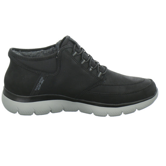 Skechers Winterschuhe Herren Summits Slip Ins Schwarz