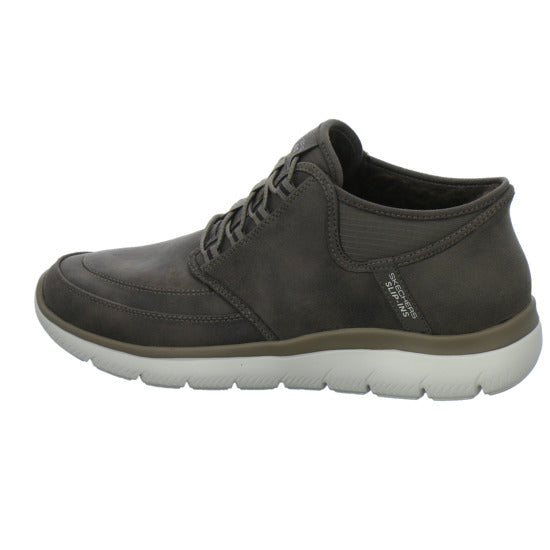 Skechers Winterschuhe Herren Summits Slip Ins Dunkelbraun