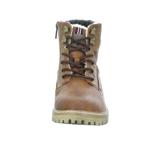 Mustang Winterschuhe warm gefüttert Mittelbraun - 360° Ansicht