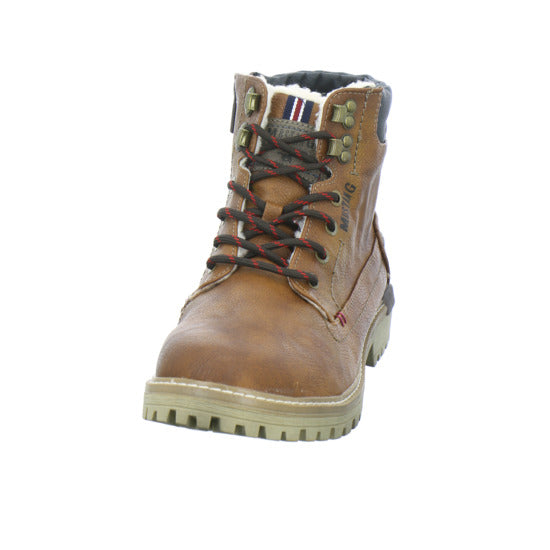 Mustang Winterschuhe warm gefüttert Mittelbraun - 360° Ansicht