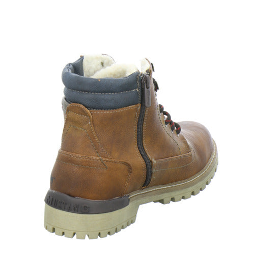 Mustang Winterschuhe warm gefüttert Mittelbraun - 360° Ansicht