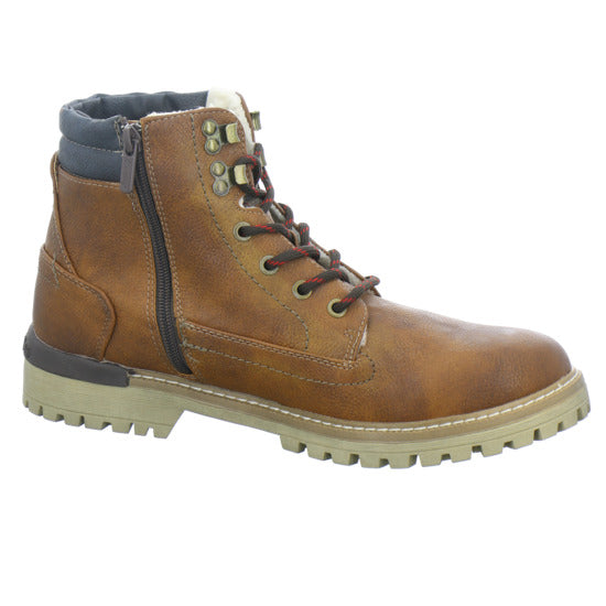 Mustang Winterschuhe warm gefüttert Mittelbraun - 360° Ansicht