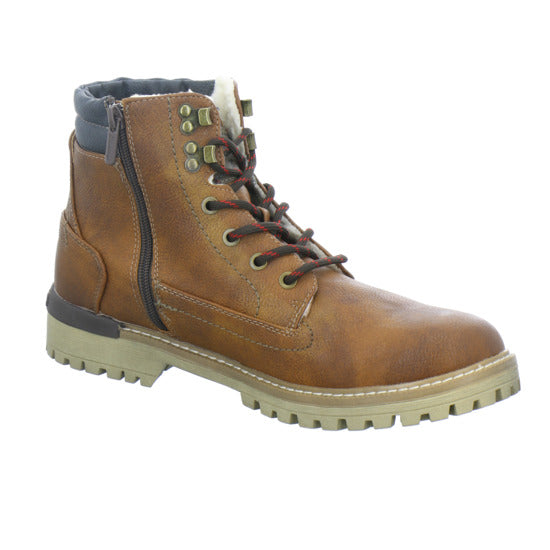Mustang Winterschuhe warm gefüttert Mittelbraun - 360° Ansicht