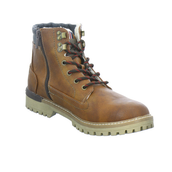 Mustang Winterschuhe warm gefüttert Mittelbraun - 360° Ansicht
