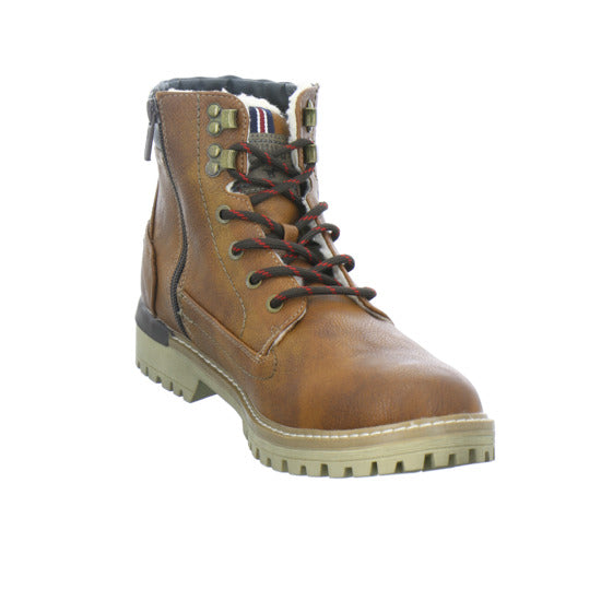 Mustang Winterschuhe warm gefüttert Mittelbraun - 360° Ansicht