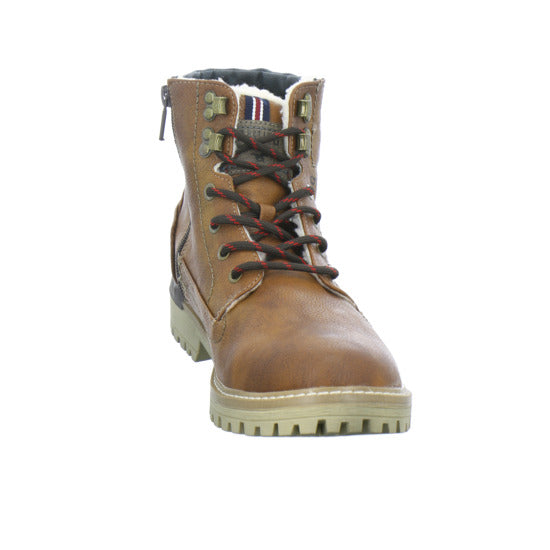 Mustang Winterschuhe warm gefüttert Mittelbraun - 360° Ansicht