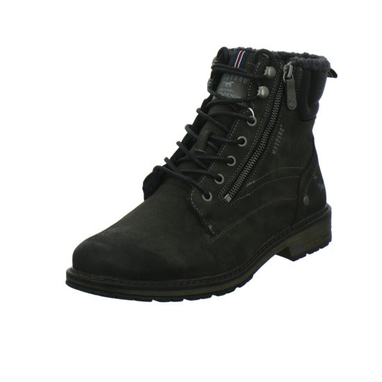 Mustang Winterschuhe warm gefüttert Anthrazit - 360° Ansicht
