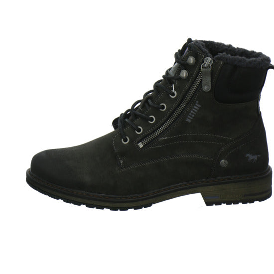 Mustang Winterschuhe warm gefüttert Anthrazit - 360° Ansicht