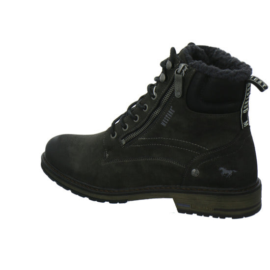 Mustang Winterschuhe warm gefüttert Anthrazit - 360° Ansicht