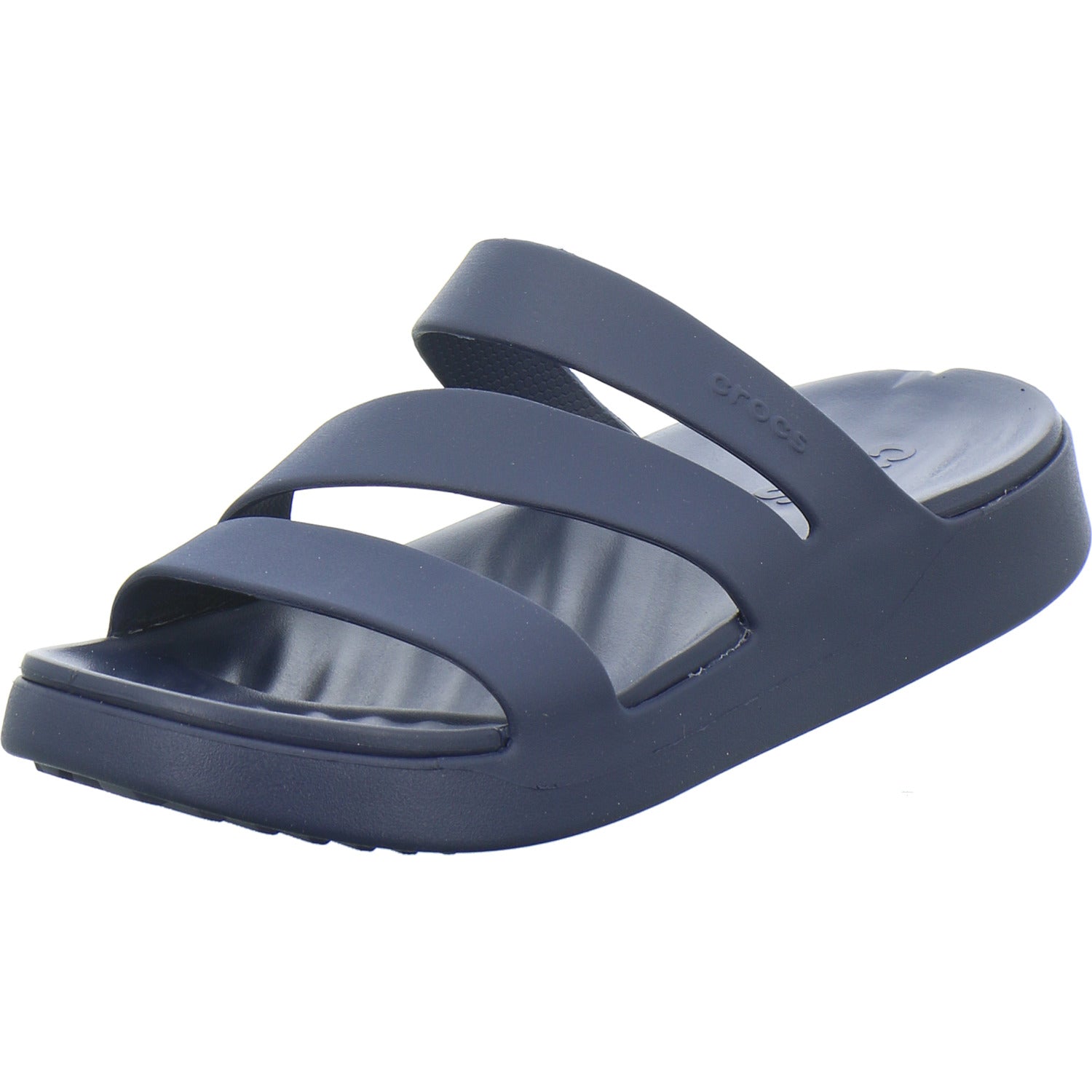 Crocs Getaway Strappy Pantoletten Dunkelblau