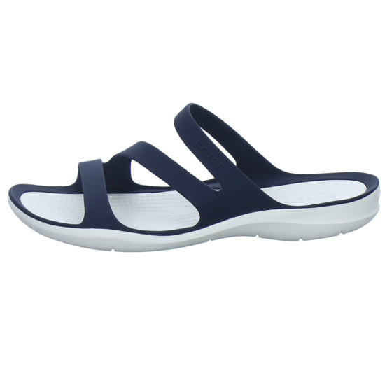 Crocs Pantoletten Damen Swiftwater Sandal W Dunkelblau