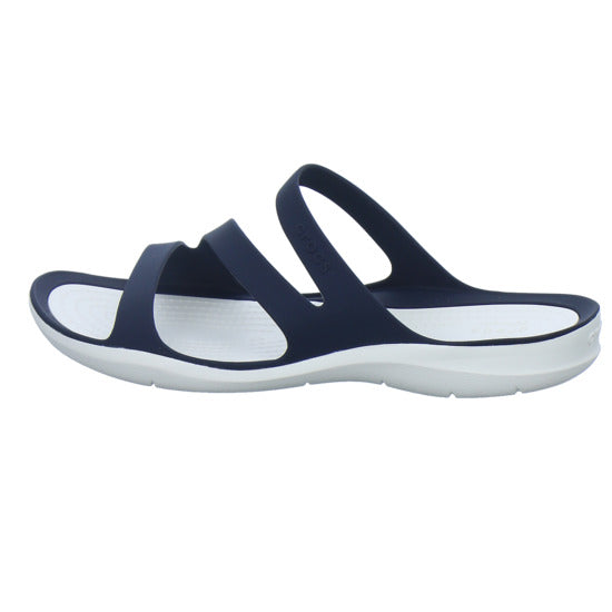 Crocs Pantoletten Damen Swiftwater Sandal W Dunkelblau