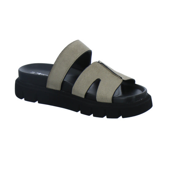 Tamaris Pantoletten Damen taupe