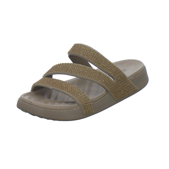 Crocs Pantoletten Damen Getaway taupe