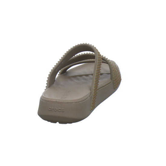 Crocs Pantoletten Damen Getaway taupe