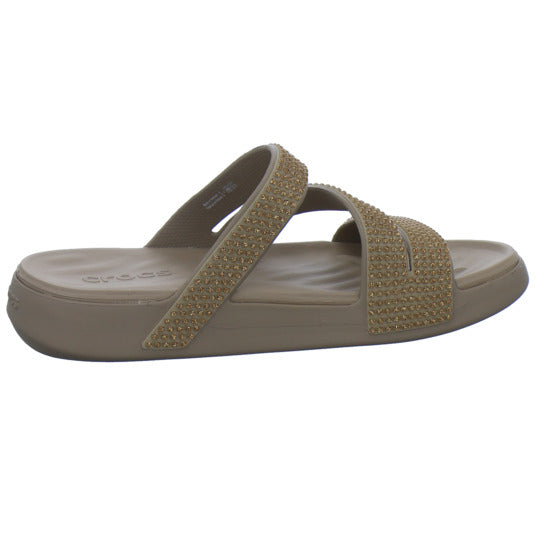Crocs Pantoletten Damen Getaway taupe
