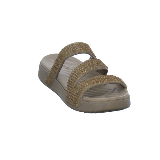 Crocs Pantoletten Damen Getaway taupe