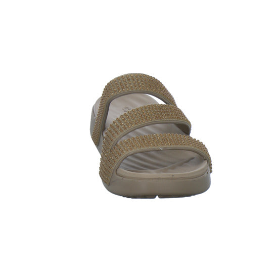 Crocs Pantoletten Damen Getaway taupe