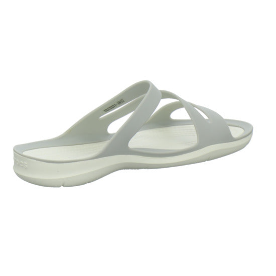 Crocs Swiftwater Sandal W Pantoletten Hellgrau - 360° Ansicht