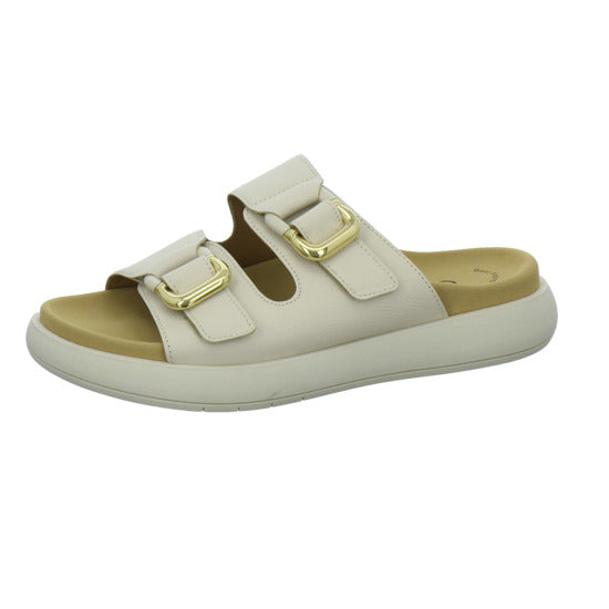 Gabor Pantoletten Beige - 360° Ansicht