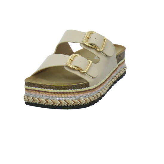 Meyla Nabo Pantoletten Beige