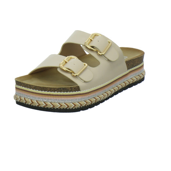 Meyla Nabo Pantoletten Beige