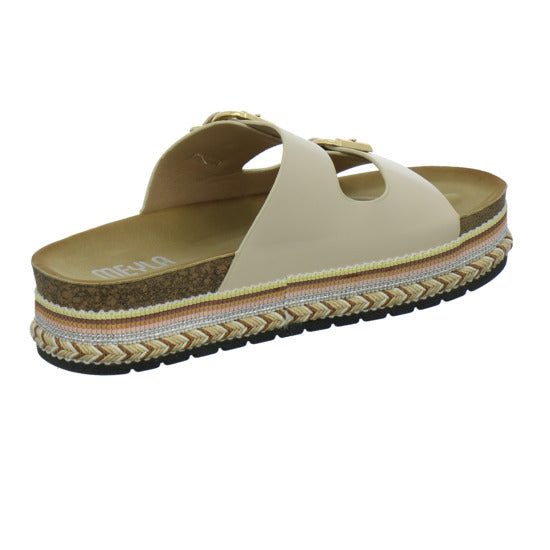 Meyla Nabo Pantoletten Beige