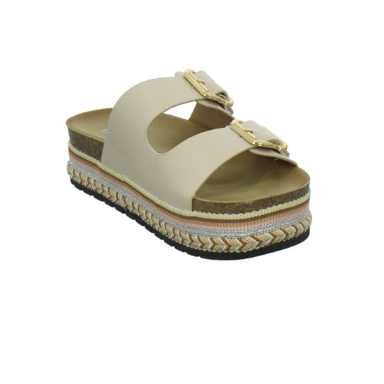 Meyla Nabo Pantoletten Beige