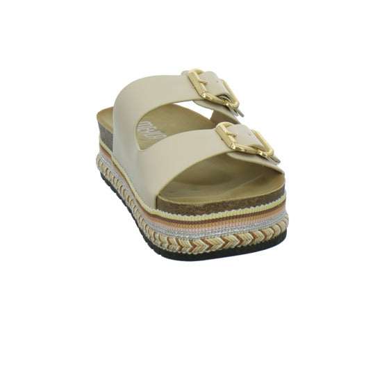 Meyla Nabo Pantoletten Beige