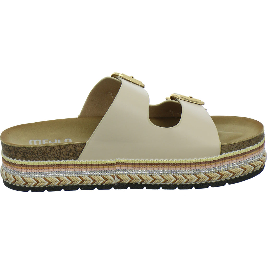 Meyla Nabo Pantoletten Beige