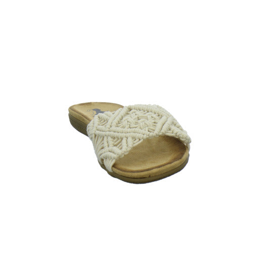 Cosmos Pantoletten Beige