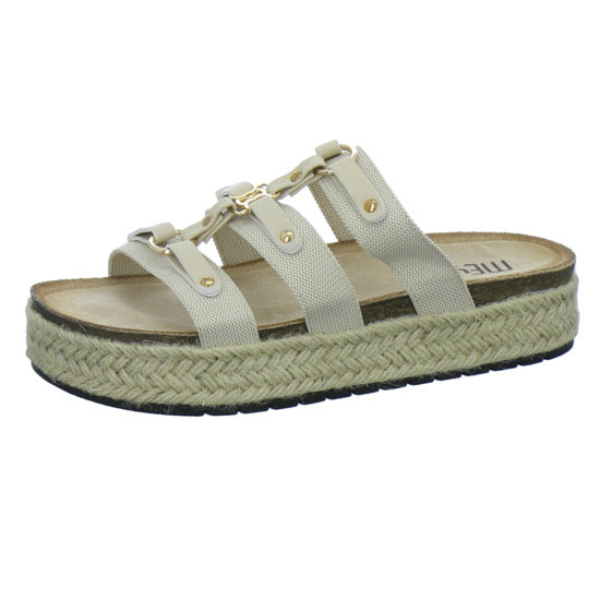 Meyla Pantoletten Damen Beige
