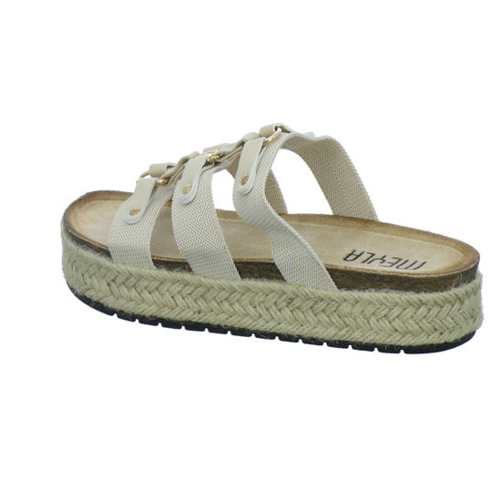 Meyla Pantoletten Damen Beige