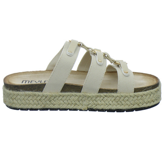 Meyla Pantoletten Damen Beige