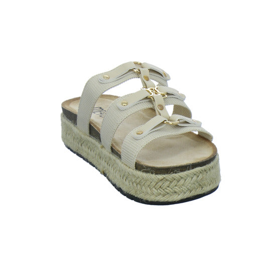 Meyla Pantoletten Damen Beige