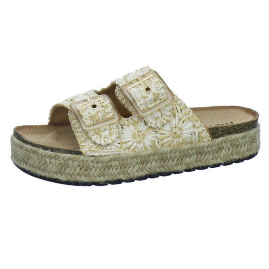 Meyla Pantoletten Damen Beige