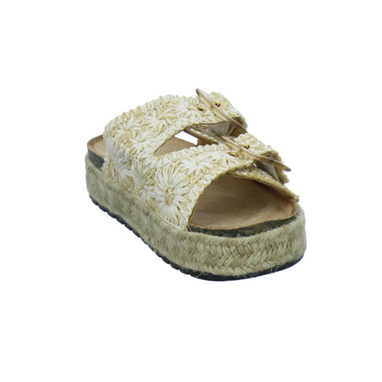 Meyla Pantoletten Damen Beige