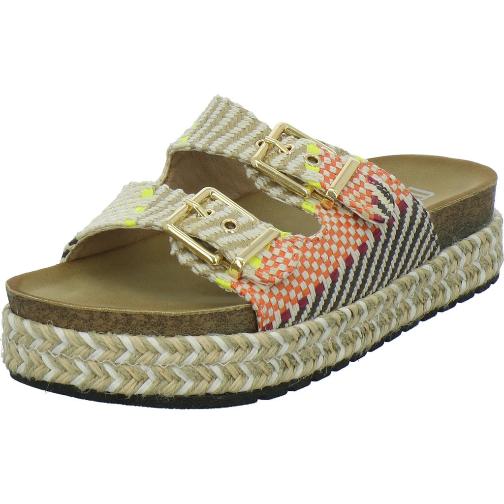 Meyla Nardo Pantoletten Beige-kombi