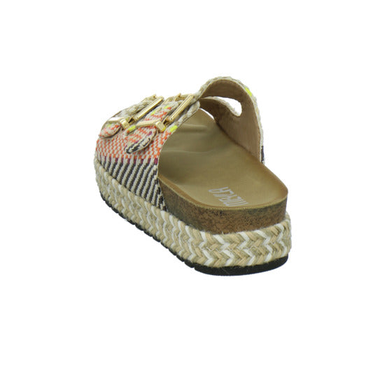 Meyla Nardo Pantoletten Beige-kombi