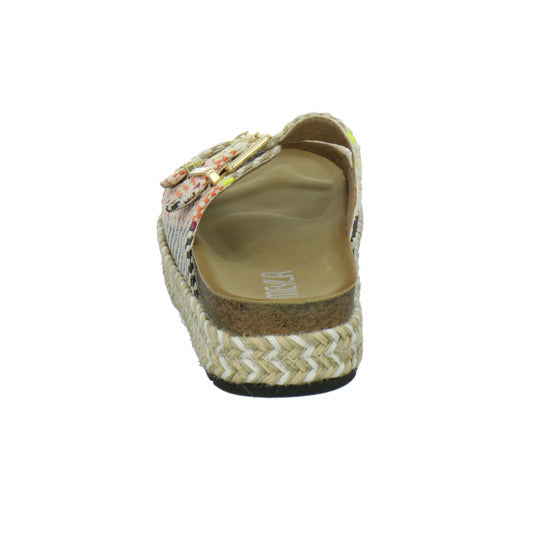 Meyla Nardo Pantoletten Beige-kombi