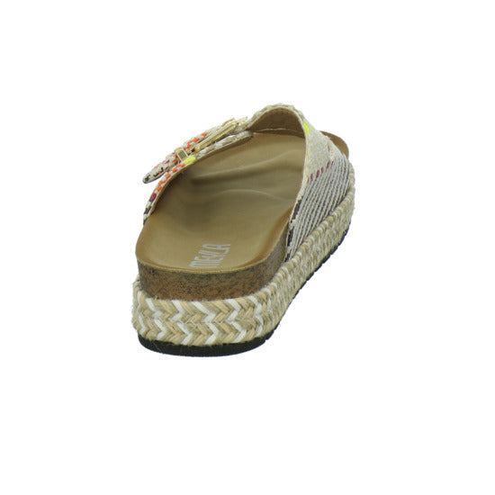 Meyla Nardo Pantoletten Beige-kombi