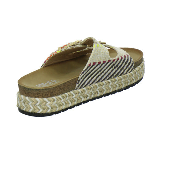 Meyla Nardo Pantoletten Beige-kombi