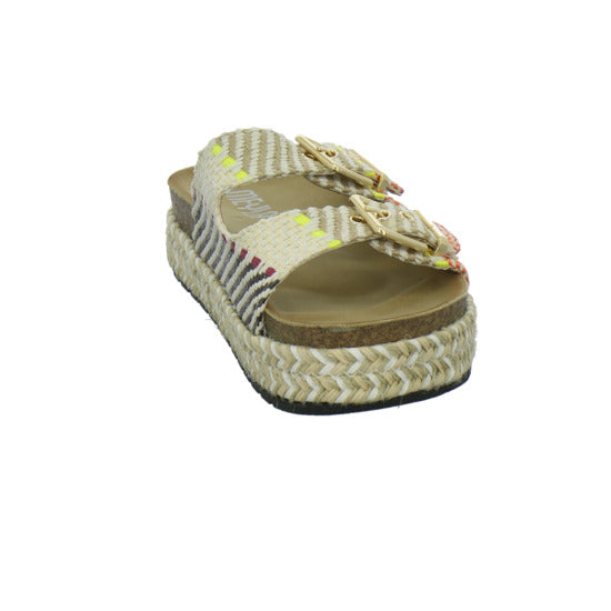 Meyla Nardo Pantoletten Beige-kombi